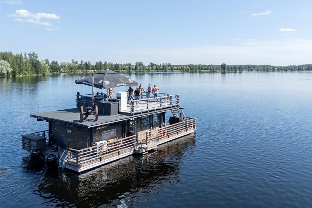 Saunalautalla Vuoksella